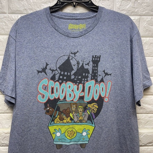 Maglietta Scooby Doo Uomo &ndash; Blu Freeze &ndash; Grafica Corse Vintage